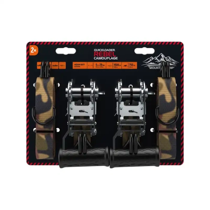 Ιμάντας Φορτίων Rebel Camouflage 5m X 29mm QLR1500MD-2PK Quickloader